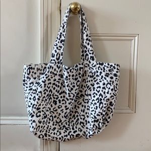 Aerie Leopard Tote/Beach Bag